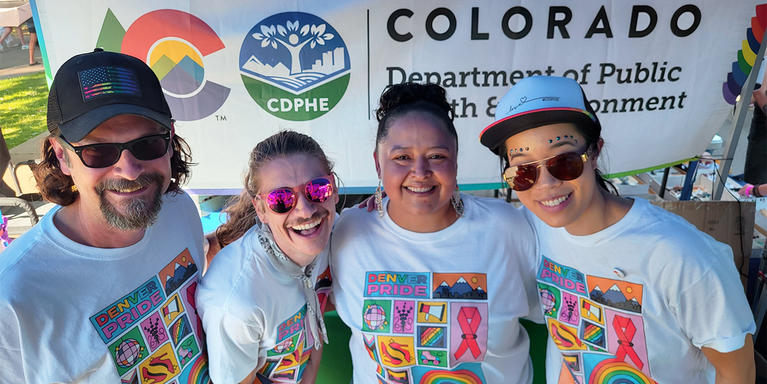 CDPHE employees at Denver Pride event