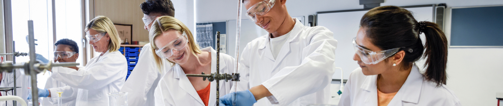 Children in a lab