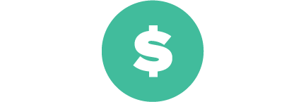 Green dollar sign icon