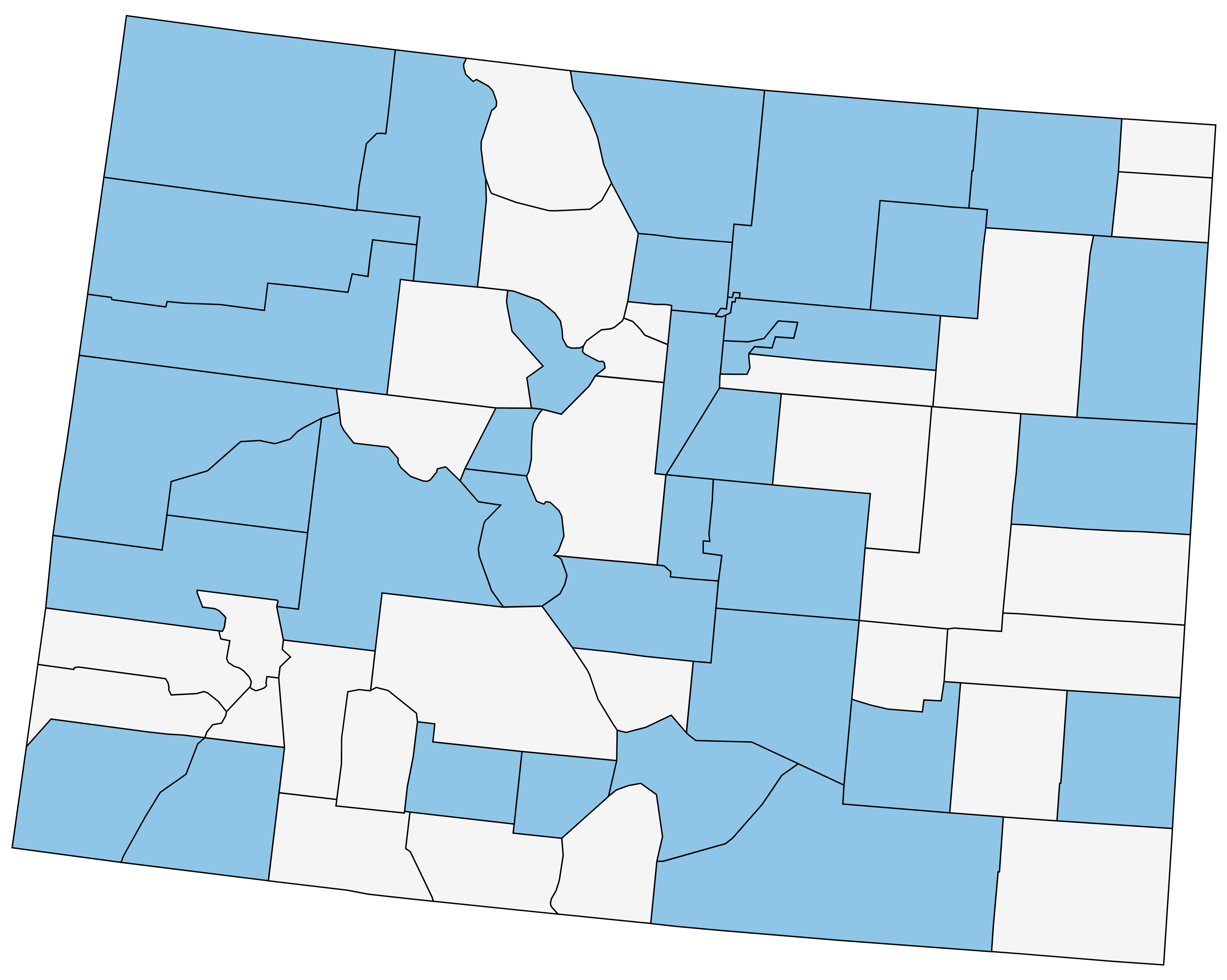 Map of counties in CO affected by this strategy (see list in accordion below)