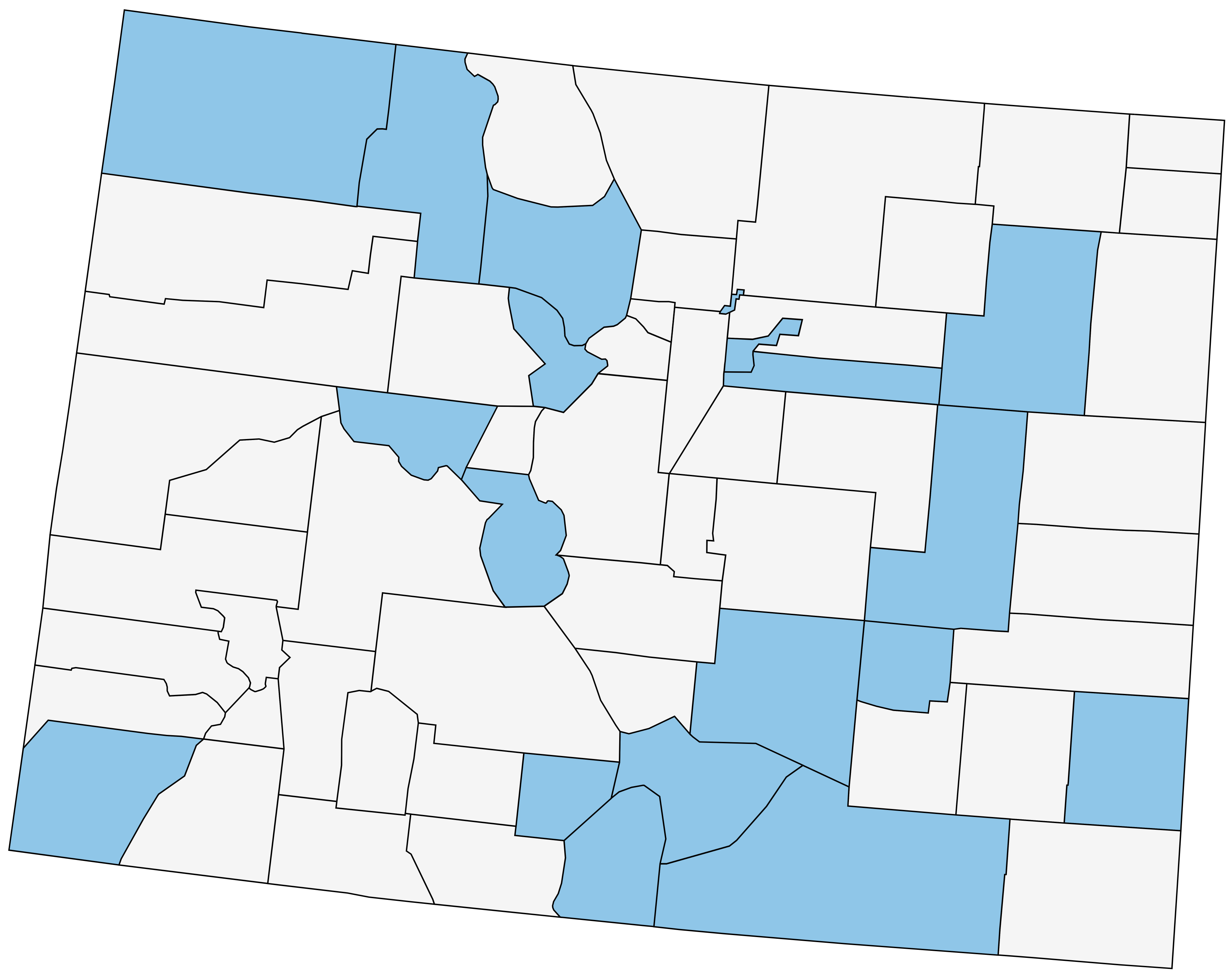 Map of CO counties impacted by this strategy (listed in accordion below)