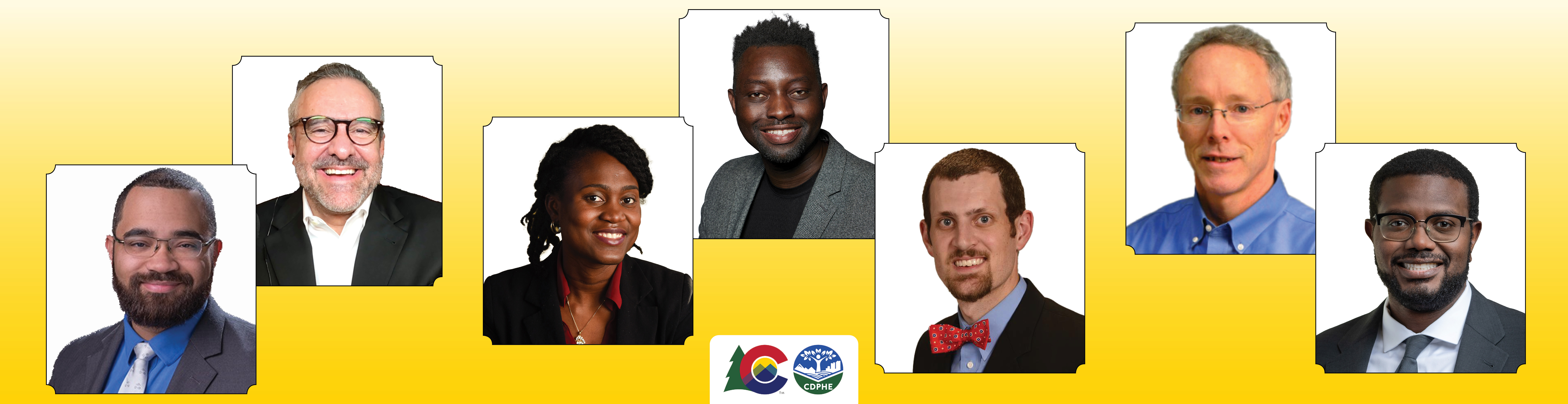 headshots of the people below