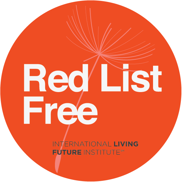 Declare Red List Free International Living Future Institute service mark logo