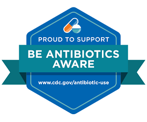 cdc antibiotics aware logo