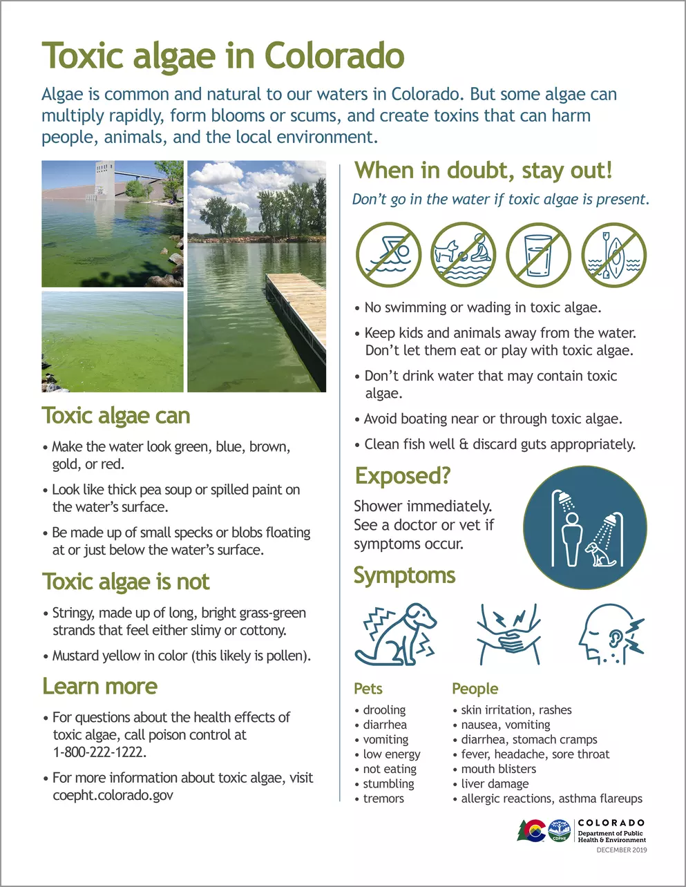 Toxic Algae in Colorado fact sheet