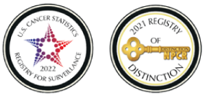 Colorado Cancer Registry awards and logos