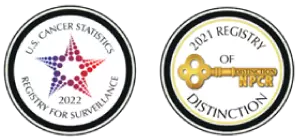 Colorado Cancer Registry awards and logos