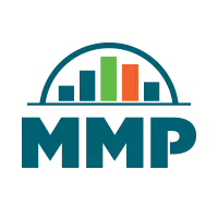 Municipal Management Program logo, letters MMP
