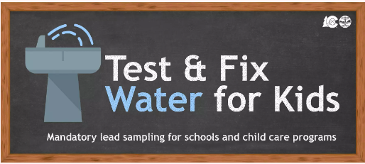 Test and fix water for kids.