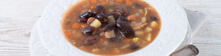 Bowl of bean soup