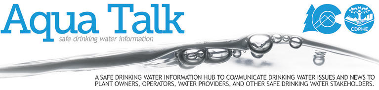 Aqua Talk banner - safe drinking water information