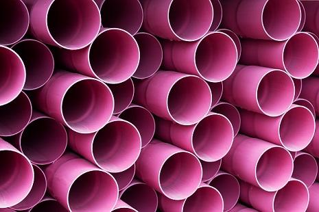 pink water pipes