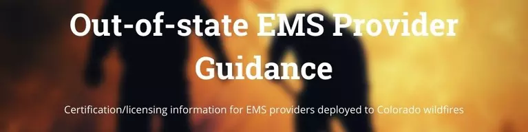 Out-of-state EMS provider guidance