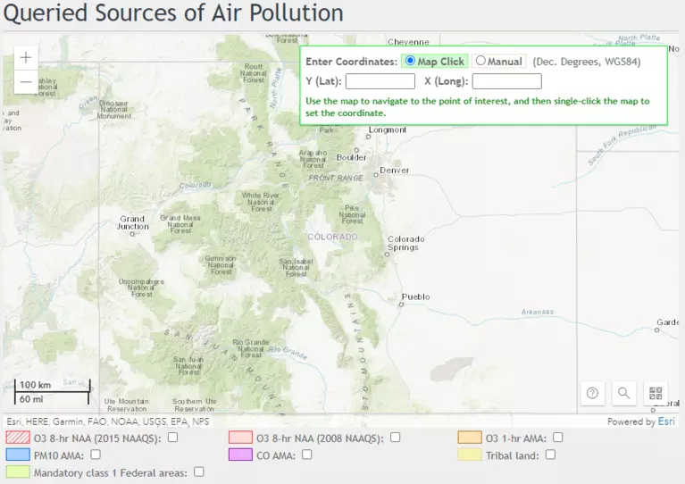 Queried Sources of Air Pollution