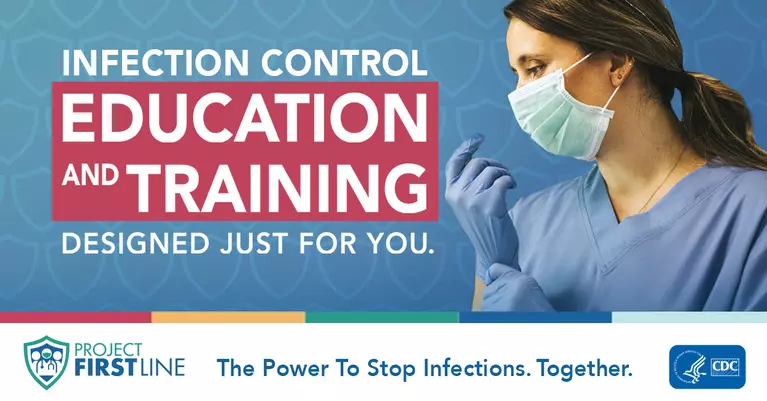 cdc project firstline infection control banner