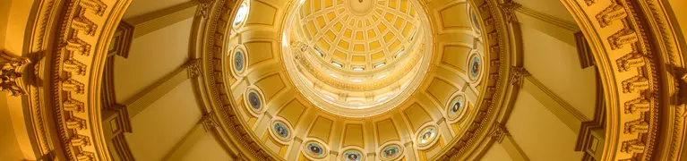 Colorado State Capitol building dome interior