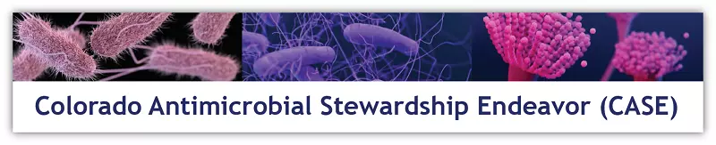 case banner with microbe images